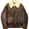 Brown Sheepskin Leather Jacket