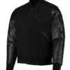 Buy Black Chicago Bears Logo Varsity Jacket For Sale