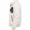 Buy Michael Peters Beat It Dragon Wool White Jacket
