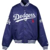 Buy Now Los Angeles Dodgers x GR8 Blue Varsity Jacket For Men And Women