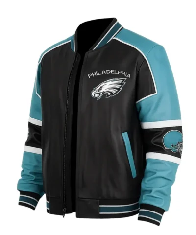 Buy Now Philadelphia Eagles Bomber Leather Jacket