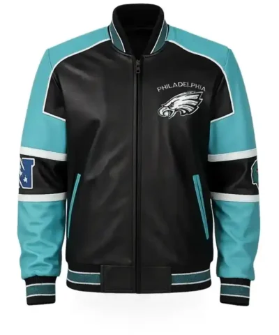Buy Now Philadelphia Eagles Bomber Leather Jacket For Men And Women
