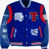 Buy Now Tennessee State Motto Royal Blue Varsity Jacket For Sale