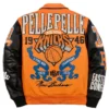 Buy Pelle Pelle Orange Leather Jacket