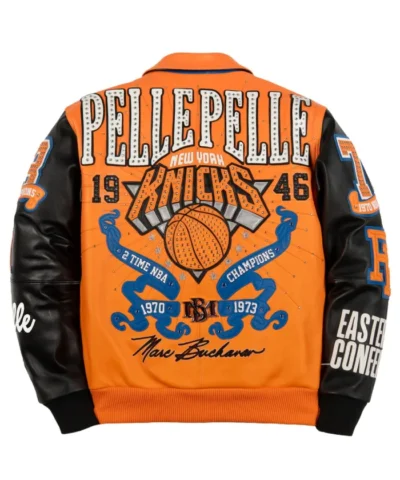 Buy Pelle Pelle Orange Leather Jacket