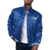 Buy Seattle Seahawks Silver Tab Trucker Jacket