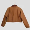 Buy Vintage Carhartt X NY Yankees Brown Crop Jacket