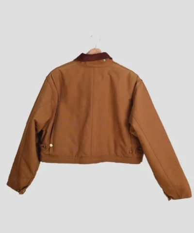 Buy Vintage Carhartt X NY Yankees Brown Crop Jacket