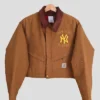Buy Vintage Carhartt X NY Yankees Cotton Crop Jacket For Sale