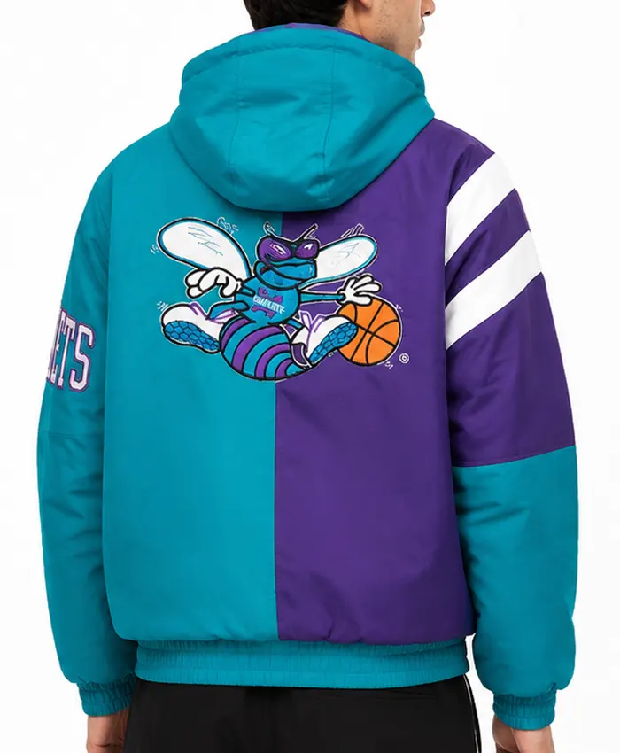 Charlotte Hornets 90s Jacket Back