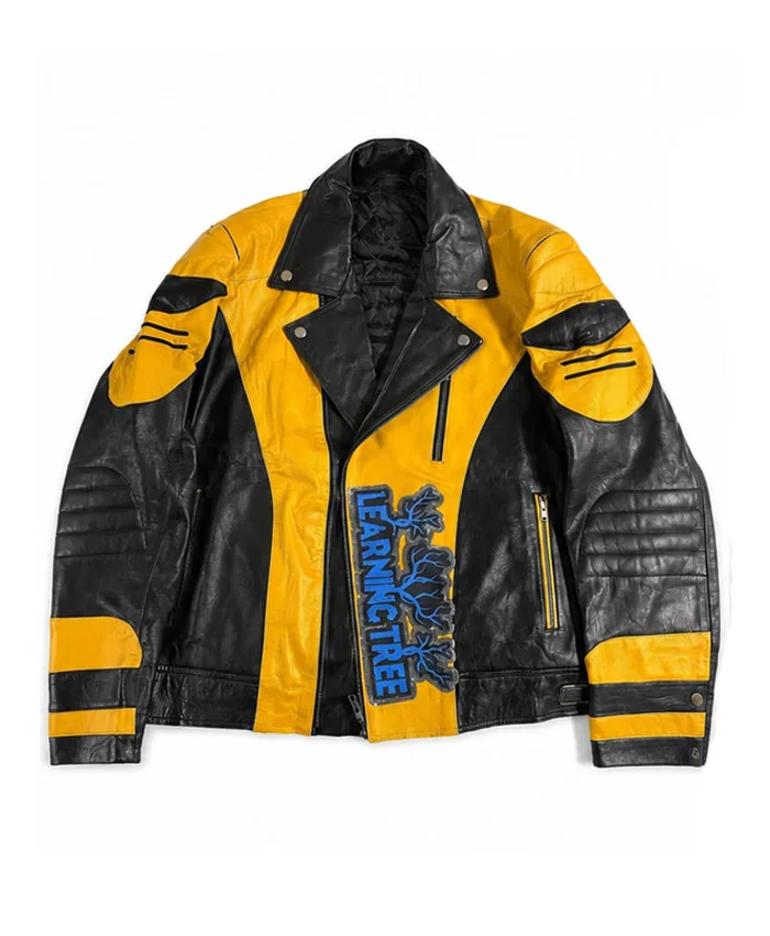 Chris Jericho Learning Tree Biker Leather Jacket Front