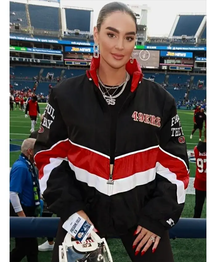 Claire Kittle Faith to The Bay Jacket front view
