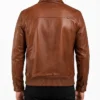 Mens Coffmen Brown A2 Leather Bomber Jacket