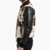 Mens Cowhide and Genuine Leather Jacket