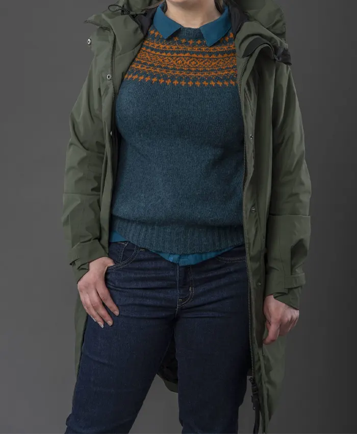 DS Alison McIntosh Shetland S08 Parka Jacket full