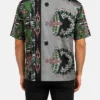 Dalton Road House Movie 2024 Jake Gyllenhaal Green Printed Shirt Back View