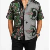 Dalton Road House Movie 2024 Jake Gyllenhaal Green Printed Shirt Front