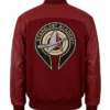 Darem Reymi Tv Series Star Trek Starfleet Academy S01 George Hawkins Red Bomber Jacket