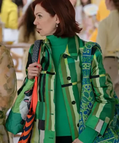 Elsbeth S03 Carrie Preston Green Coat