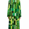 Elsbeth S03 Carrie Preston Green Coat Back View
