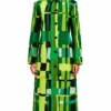 Elsbeth S03 Carrie Preston Green Coat Front View