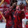 FIFA World Cup 2026 Opening Ceremony Vegedream Red Trucker Leather Jacket