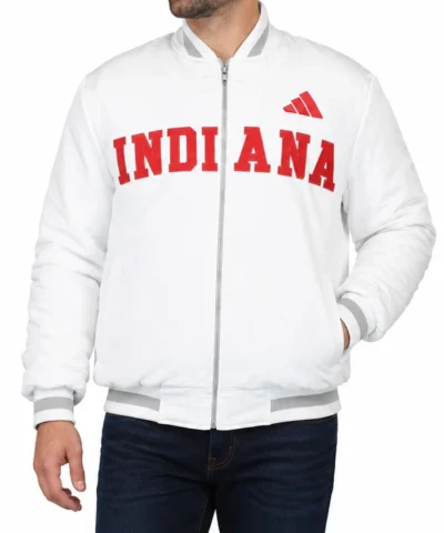 Fernando Mendoza White Jacket fRONT