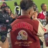 Fred Warner 49ers Varsity Bomber Jacket Back