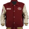 Fred Warner 49ers Varsity Bomber Jacket
