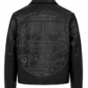 Ghana Forever Leather Jacket Back