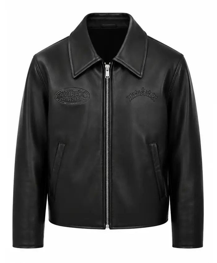 Ghana Forever Leather Jacket Front