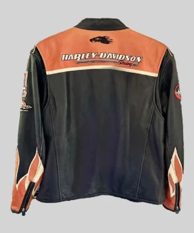 Harley Davidson Screamin Eagle Biker Leather Jacket