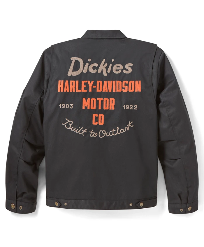 Harley Davidson x Dickies Quilted Lined Eisenhower Cotton Jacket