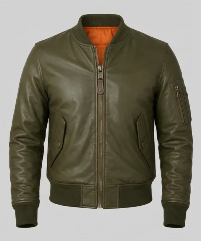 Heritage MA-1 Genuine Leather Flight Jacket