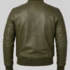 Heritage MA-1 Genuine Leather Flight Jacket For Mens
