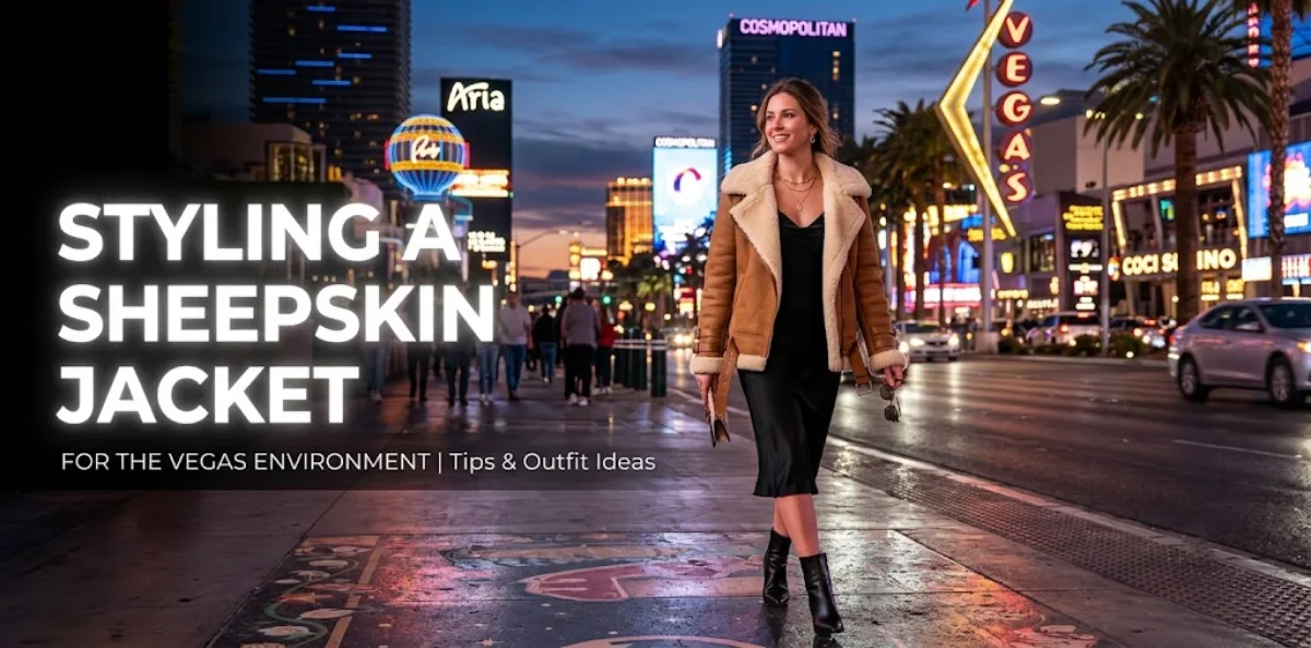 How to Style a Sheepskin Jacket for the Vegas Environment