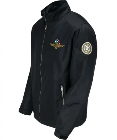 Indy 500 Motor Speedway Wing Wheel Flag Jacket