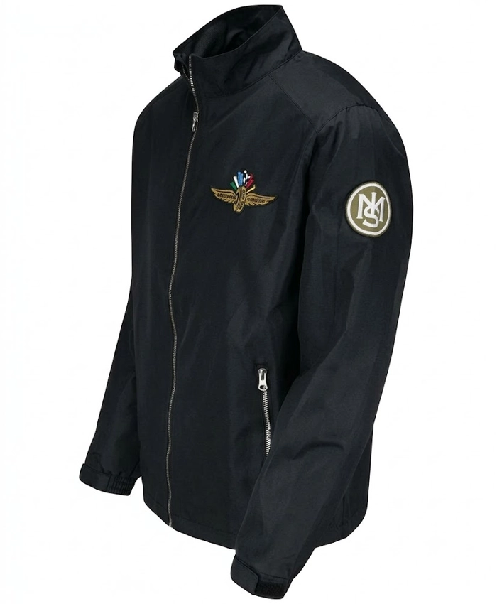 Indy 500 Motor Speedway Wing Wheel Flag Jacket