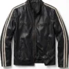 Jamie Bisping The Witness Black Leather Jacket