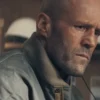 Jason Statham A Working Man Bomber Jacket close up Collar