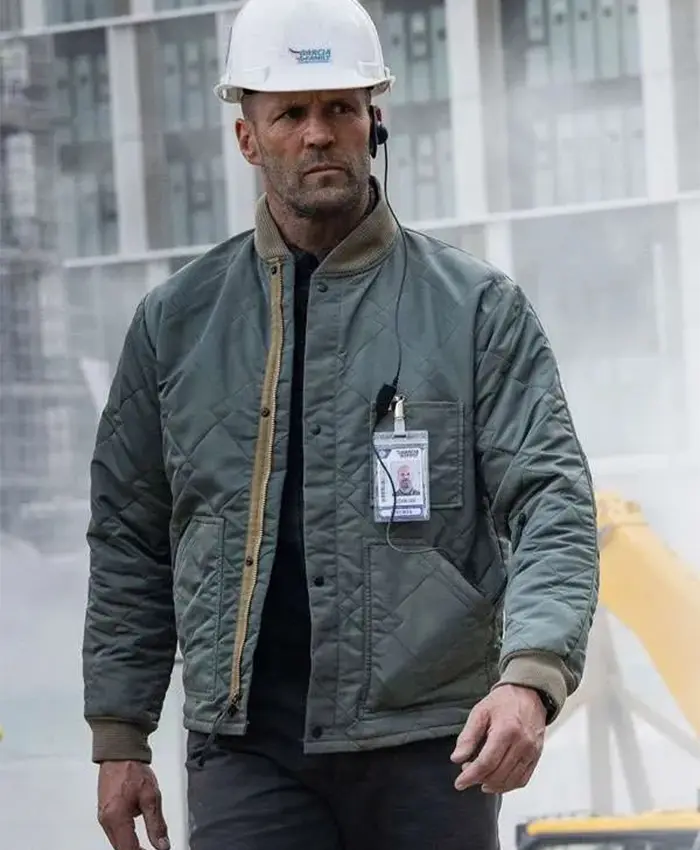 Jason Statham A Working Man Bomber Jacket front
