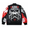 Jay White King Switch Satin Varsity Jacket Back