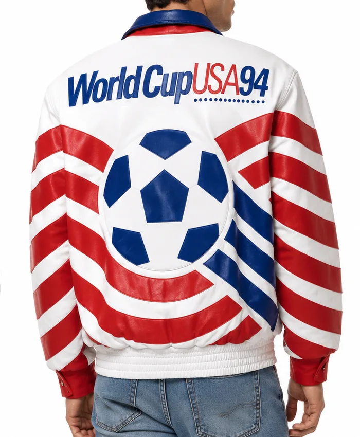 Jeff Hamilton USA World Cup 2026 Leather Jacket Back
