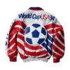 Jeff Hamilton USA World Cup Leather Jacket Back