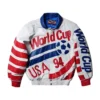 Jeff Hamilton USA World Cup Leather Jacket Front