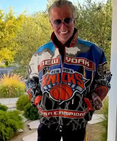 Jeff Hamilton x Knicks NBA Bomber Jacket