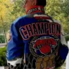 Jeff Hamilton x Knicks NBA Bomber Jacket Back