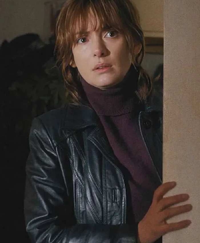 Joyce Byers Stranger Things Season 01 Winona Ryder Black Coat