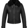 Karla Dixon Reacher S02 Shearling Leather Jacket