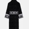 Ken Koepp Black And White Versace Bathrobe
